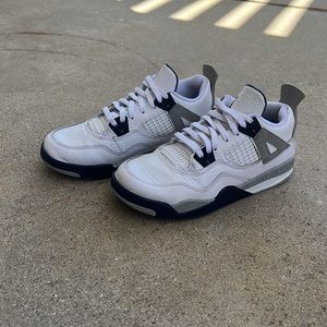 Air Jordan 4 Retro GS Navy Cement